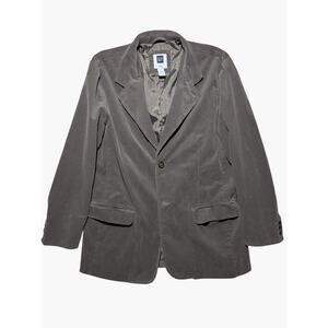 GAP‎ Corduroy Blazer Men’s XL Gray Taupe Sport Coat